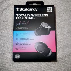  NEW! Skullcandy Jib True 2 In-Ear Wireless Earbuds, 33 Hr Battery, Microphone, Works w/ iPhone, Android & Bluetooth Devices - Black