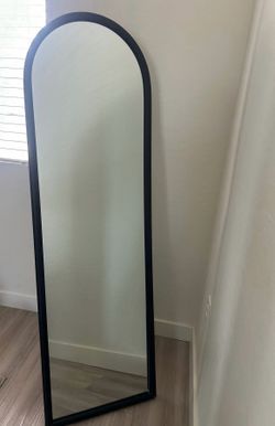 Mirror Full Length,Standing , Black Frame