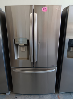 LG French Door Fridge – Stainless, Ice/Water Dispenser