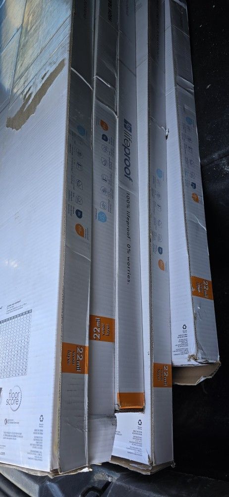 LifeProof High Traffic Vinyl Plank Flooring – 22 mil (NEW )