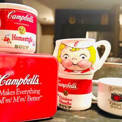Collectible   mCampbell's Soup Collection glassware   A