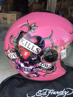 Ed Hardy motorcycle helmet