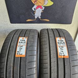 255/40/18 Michelin Tires (2)