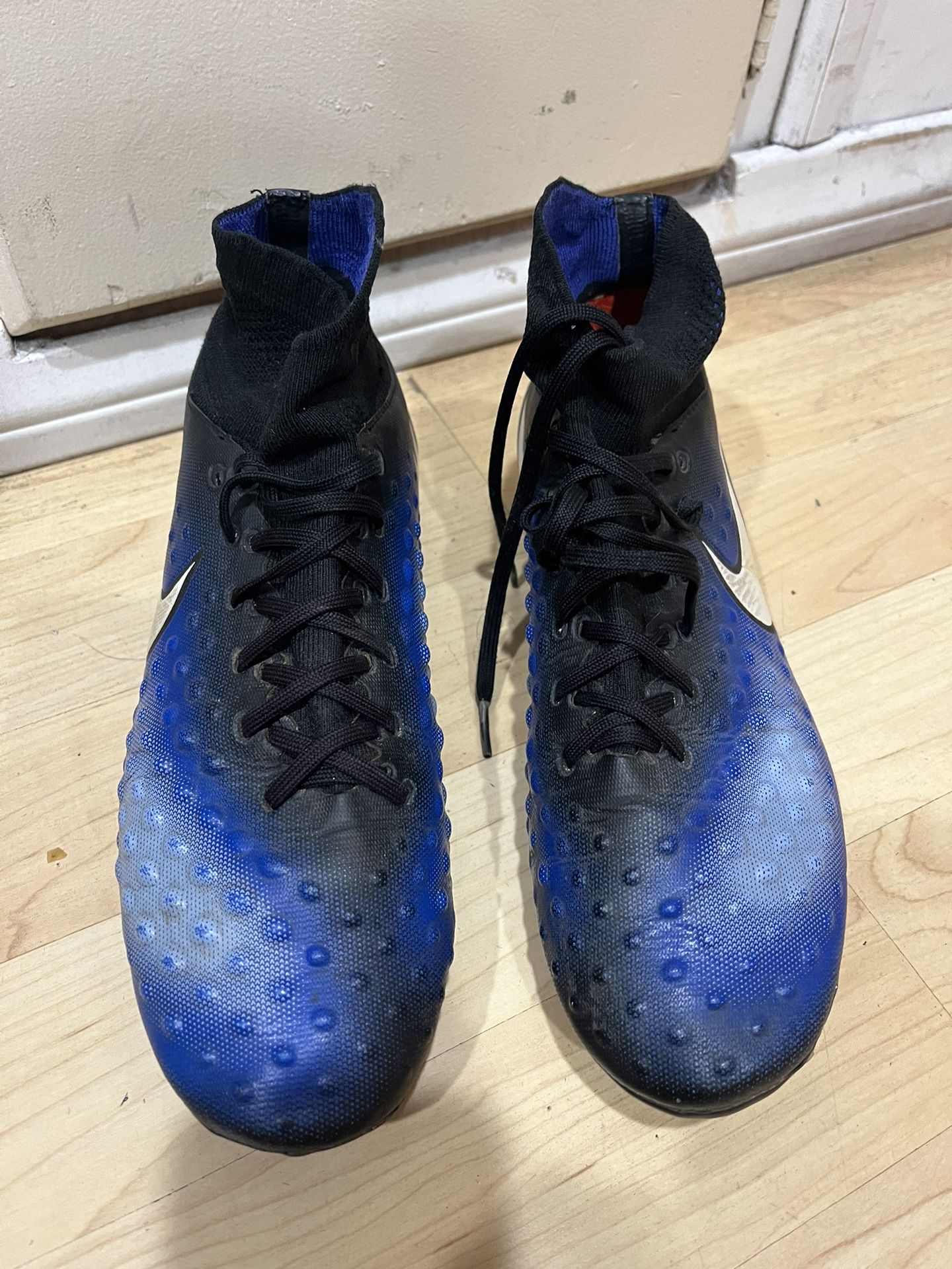 Nike Magista Orden Soccer Cleats Men's Black And Blue