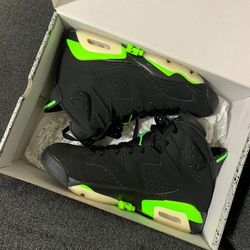 Electric Green 6s Sz 9.6
