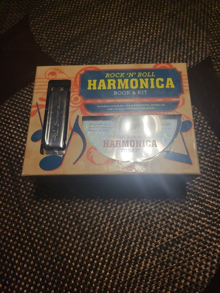 Rock And Roll Harmonica Book And Kit