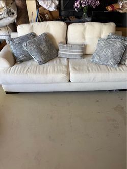white couch (3 pieces)