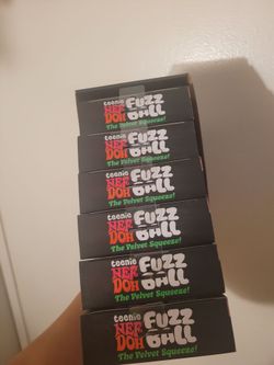 6 teenie needoh fuzzball pack