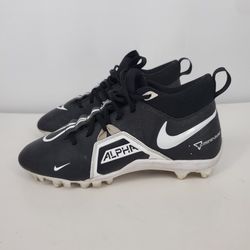 Nike Alpha Menace Varsity 3 Black Size 8.5 Football Cleats CV0586-001 Shoes 