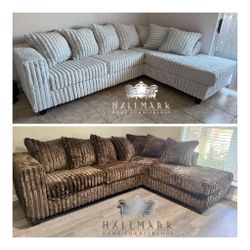 Beautiful Fluffy Sectional Sofas
