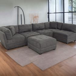 6 Piece Costco Sectional Couch! (FREE DELIVERY 🚚)