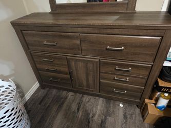 Dresser with mirror