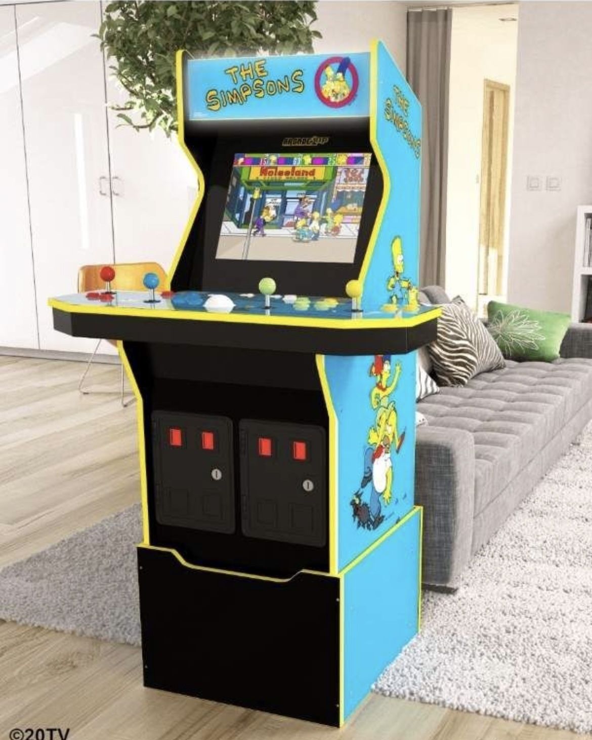 🔥🔥 Arcade1up The Simpsons Arcade With Riser