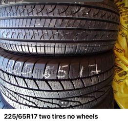 Tires 225/65/17