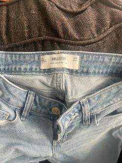 Hollister Ultra Low-Rise Flare Jeans W25 Short