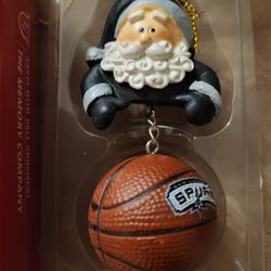 San Antonio Spurs Xmas Ornament