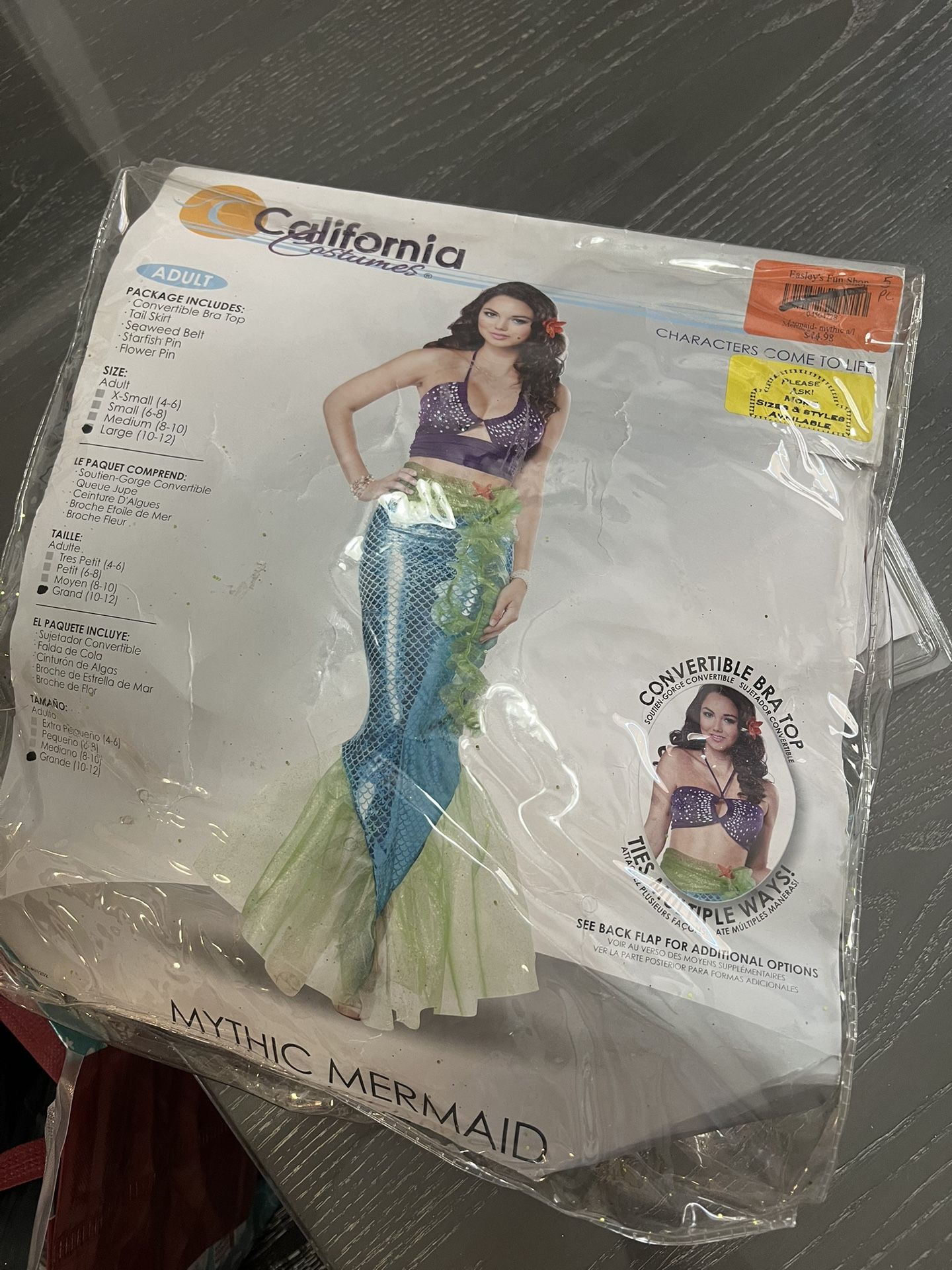 Disfraz (solo La Cola De La Sirena
