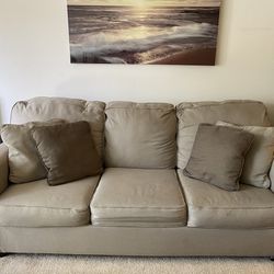 Sofa w/ Queen Fold-out Mattress 