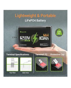 12V 10Ah Lithium Battery