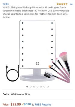Led light mirror