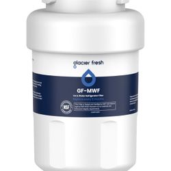 GLACIER FRESH Replacement for MWF Refrigerator Water Filters, SmartWater MWFP, MWFA, GWF, HDX FMG-1, WFC1201, RWF1060, 197D6321P006, Kenmore 9991, 1 P