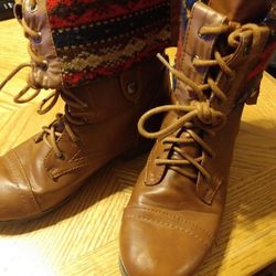 Fashion Boots! Convertible Ankle to Calf booties