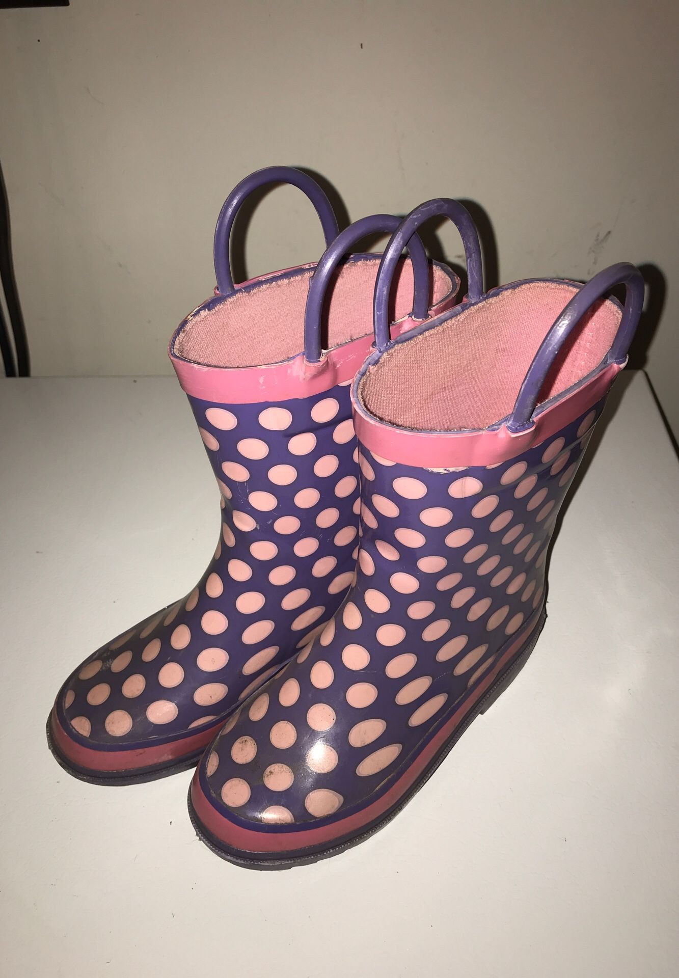 SPLASHERS Rain Boots Youth 12 Pink Purple