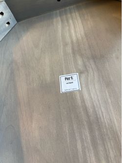 Round dining set / 3 chairs and buffet table