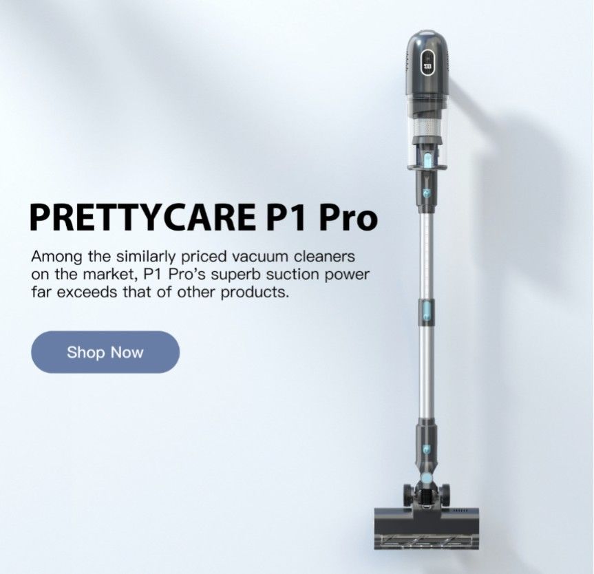 PRETTYCARE P1 Pro Stick Vacuum