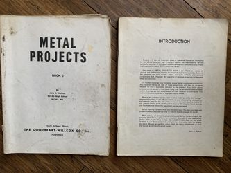 Metal projects metal working two magazines with schematics lot of