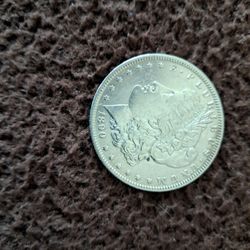 1890-0 Morgan Silver Dollar