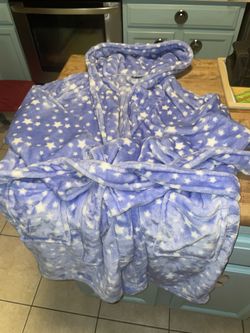 Xl plush thick bath robe