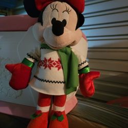 Minnie Mouse Christmas Plush Doll