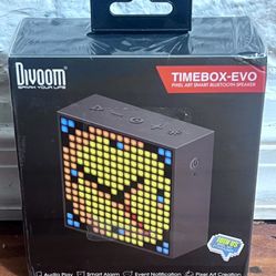 Divoom Timebox - Evo Black App Control Pixel Art Smart Bluetooth Speaker