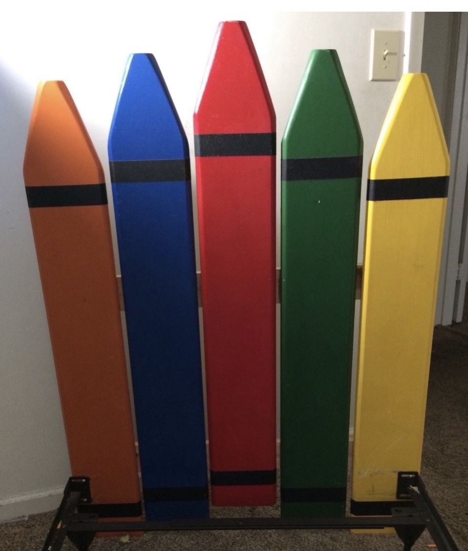 Custom Made CRAYON Twin Headboard