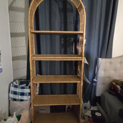 Wicker Book Shelf