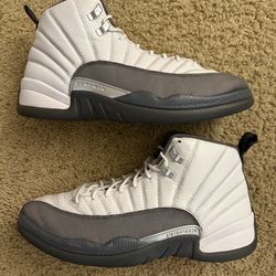 Size 12 (Pre owned, no box) - Air jordan 12 retro Dark grey