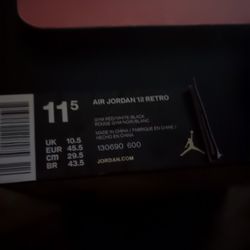 Jordan 12 Gym Red