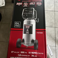 Fortress 200 Psi Oil Free Air Compressor 