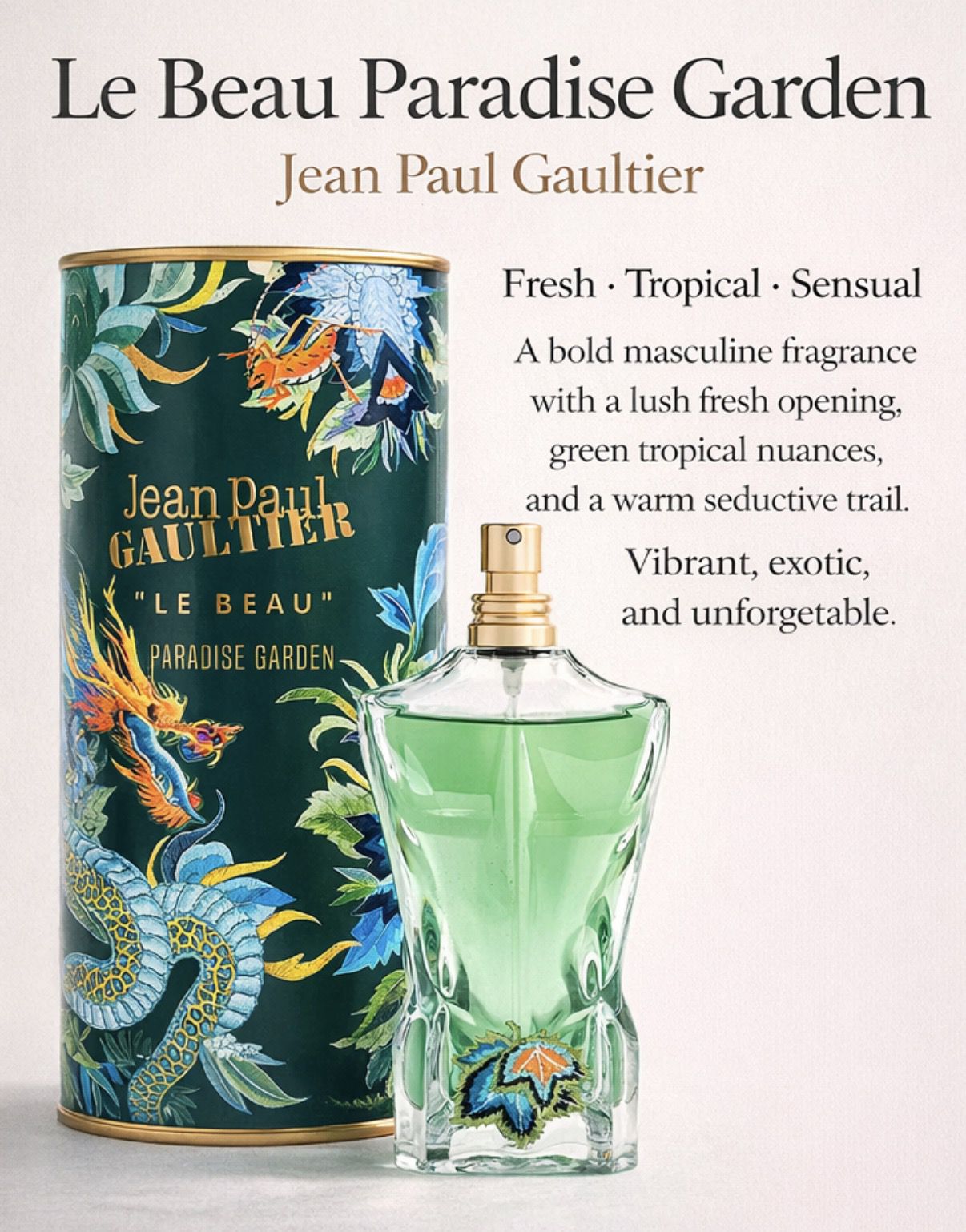 Le Beau Paradise Garden Jean Paul Gaultier