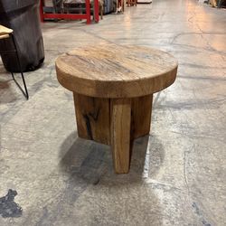 Solid Teak End Side Table - Dandou 