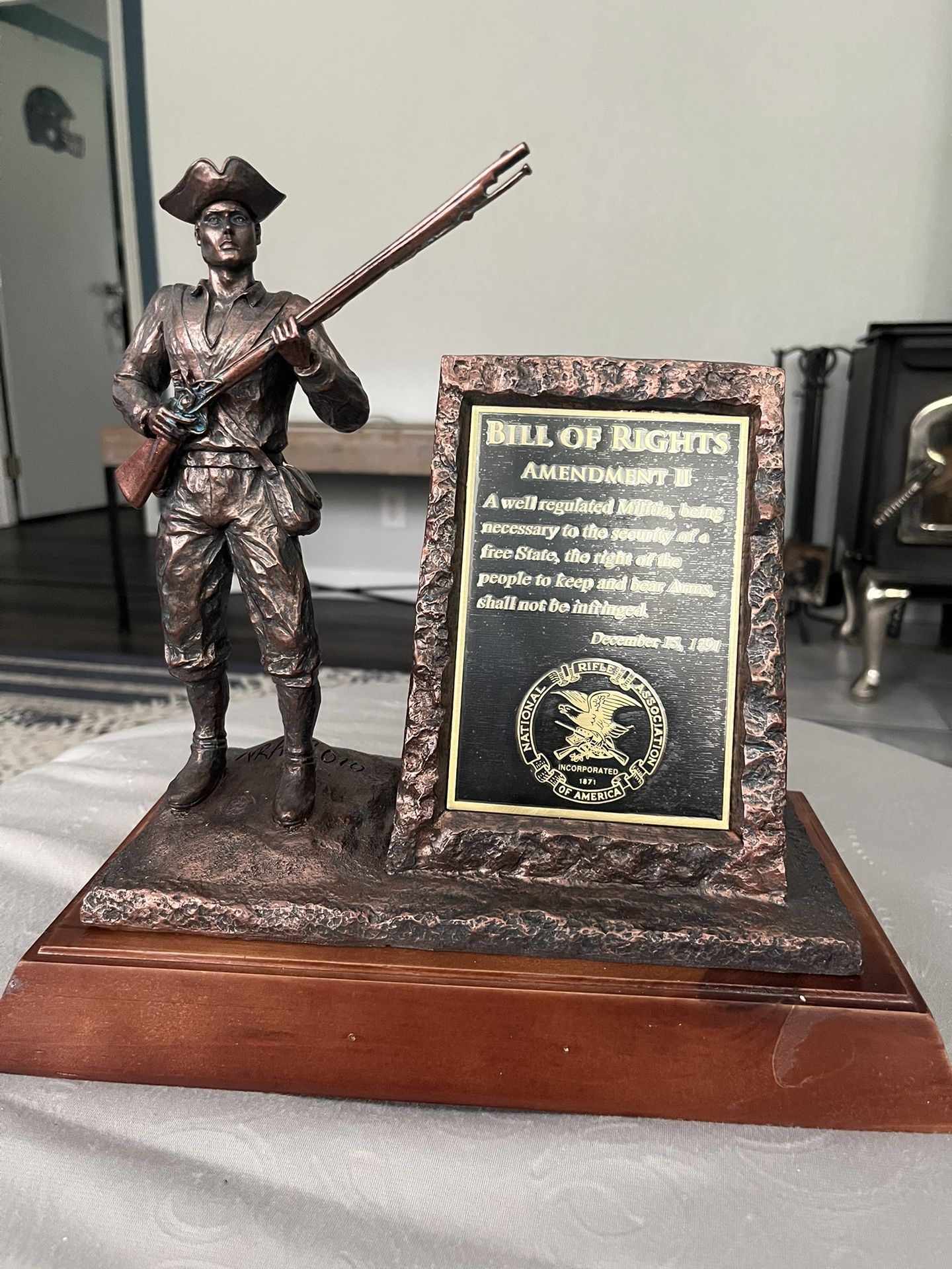 NRA minute Men 2nd Amendment Statue