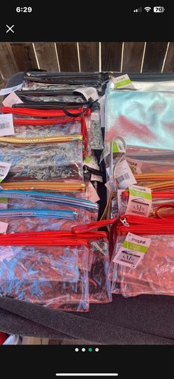 Clear Plastic And Others Zip Bags