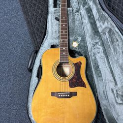 Epiphone Masterbilt DR-500 Acoustic Electric Guitar w/ case