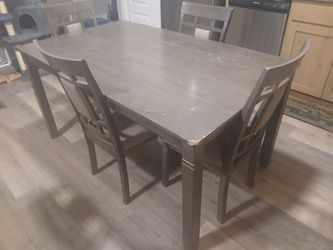 Kitchen Table Set with 5 Chairs