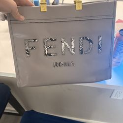 Fendi Gray Purse