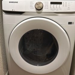 Samsung Electric Front Loading Washer 27.0 In White 
