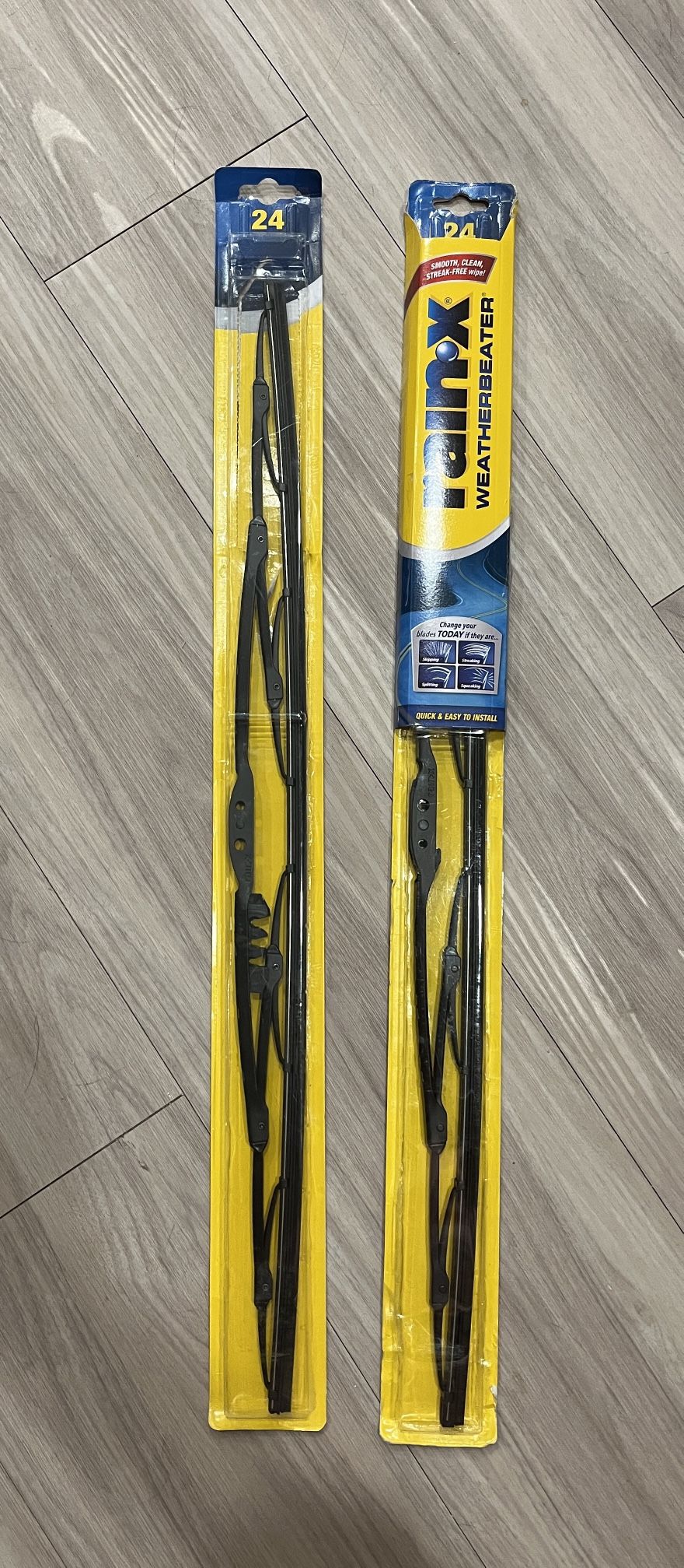 RAIN-X Weatherbeater Wiper Blades 24 Inch x2