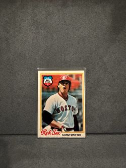 Carlton Fisk Boston Red Sox A.L. All Star Baseball Card