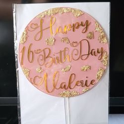 Cake Topper (Acrylic)